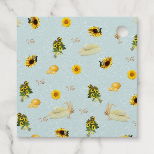 ザガーデンパーティーフォイルメッセージカード フェイバータグ (裏面)