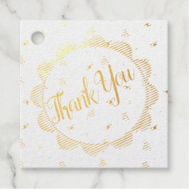 ザガーデンパーティーフォイルメッセージカード フェイバータグ