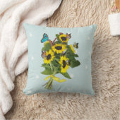 ザガーデンパーティーポスター装飾用クッション クッション (ブランケット)