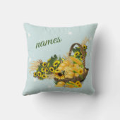 ザガーデンパーティーポスター装飾用クッション クッション (裏面)