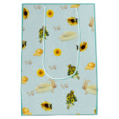 ザガーデンパーティーリピートデザイン ミディアムペーパーバッグ (裏面)