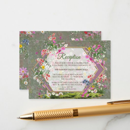 ザガーデンパーティー エンクロージャーカード (正面/裏面インサイチュ)