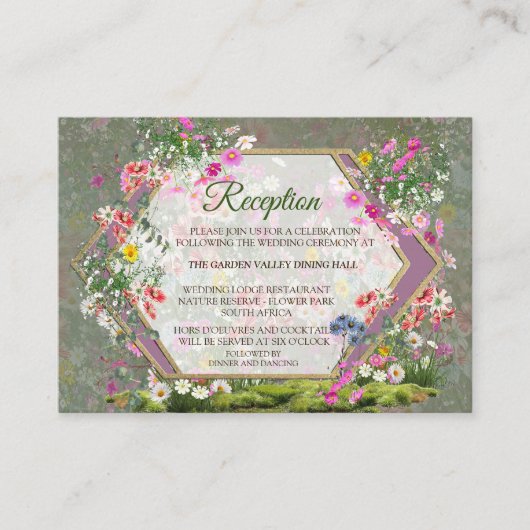 ザガーデンパーティー エンクロージャーカード (正面)