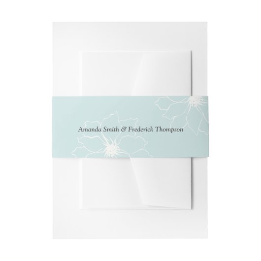 ザガーデンパーティー 招待状ベリーバンド (正面例)