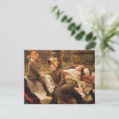 ザガーデンベンチファインアートファミリー ポストカード (スタンド正面)