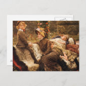 ザガーデンベンチファインアートファミリー ポストカード (正面/裏面)