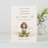 ザガーデンメイド誕生日招待状 招待状 (スタンド正面)