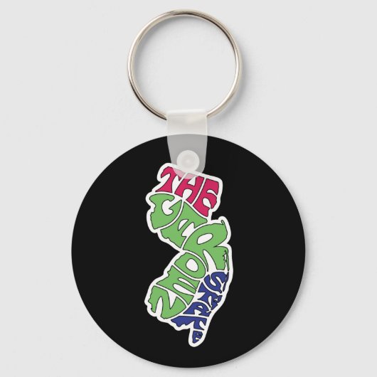 ザガーデン州 – ニュージャージー キーホルダー (正面)