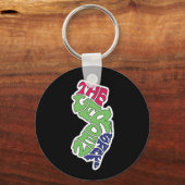 ザガーデン州 – ニュージャージー キーホルダー (正面)