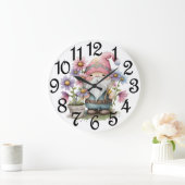 ザガーデン格言 ラージ壁時計 (ホーム)