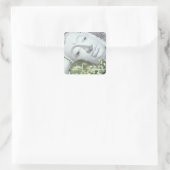 ザガーデン – クアンイン&花 スクエアシール (バッグ)