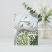 ザガーデン – クアンイン&花 ポストカード (スタンド正面)