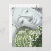 ザガーデン – クアンイン&花 ポストカード (正面/裏面)