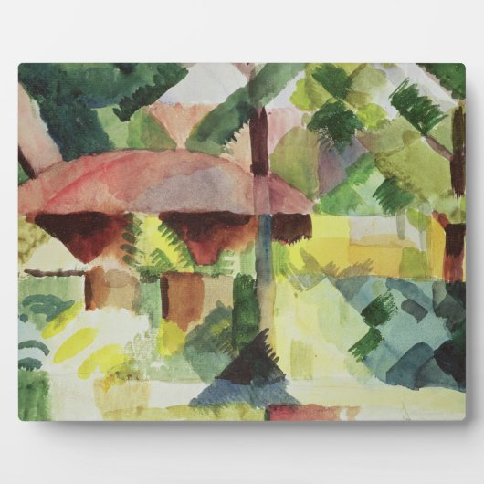 ザガーデン、1914 (紙付き) フォトプラーク (正面)