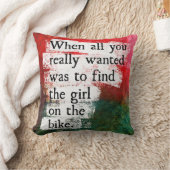 ザガールオンザバイク装飾用クッション クッション (ブランケット)