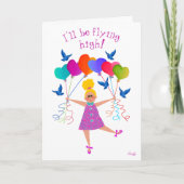 ザガールズブロンドポニーテール5x7カード カード (正面)