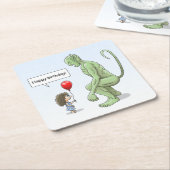 ザガール&ゴブリン スクエアペーパーコースター (アングル)