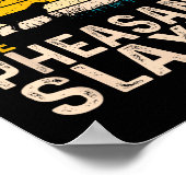 ザキジの層 – キジの狩りバードハンター ポスター (角)