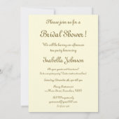 ザキスグスタフクリムトアービクトリアントブライダルシャワー 招待状 (裏面)