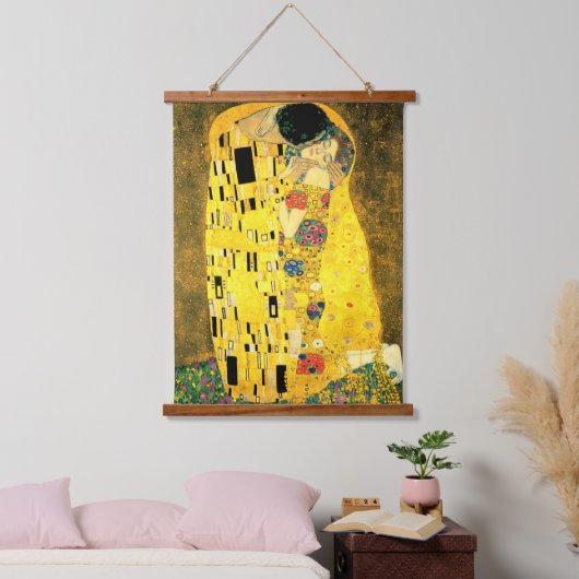 ザキスバイグスタフクリムトファインアートポスタープリント 吊り下げ型タペストリー (寝室)