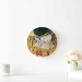 ザキスバイグスタフクリムト ラウンド壁時計 (ホーム)