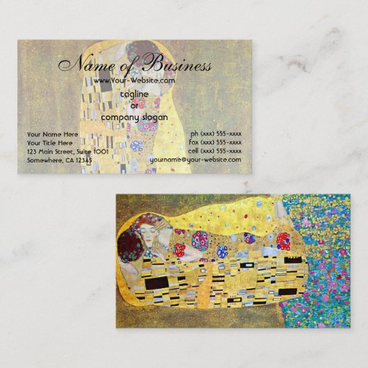 ザキスバイグスタフクリムト 名刺 (正面/裏面)