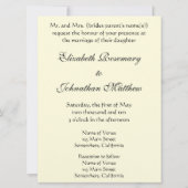 ザキスバイGustavクリムト、アビクトリアンート結婚ズ 招待状 (裏面)