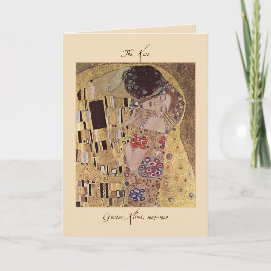 ザキスバレンタインズカードバイグスタフクリムト1907-08 シーズンカード (正面)