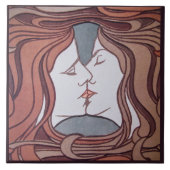 ザキスピーターベーレンスアールヌーボーアールデコ タイル (正面)