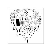 ザキス – ウッドアートスタンプ ラバースタンプ (インプリント)