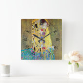 ザキス(オリジナルデルクス)バイグスタフクリムト スクエア壁時計 (ホーム)