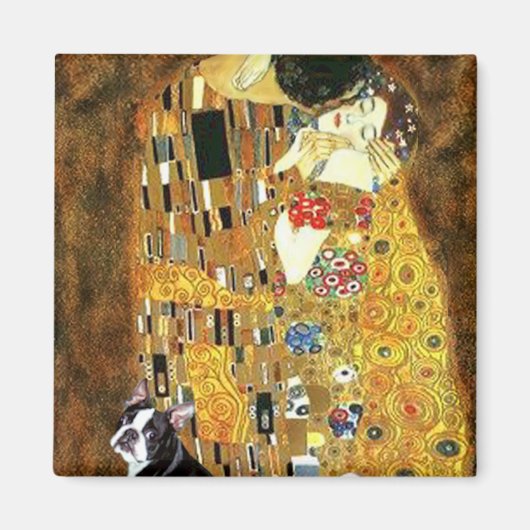 ザキス – ボストンテリア#4 マグネット (正面)