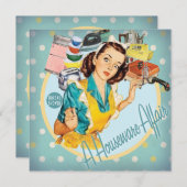 ザキッチビッチェ：ハウスウェア関係ブライダルShowe 招待状 (正面/裏面)