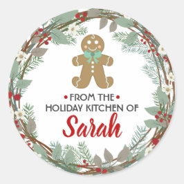 ザキッチンオブホリデーベーキングシール ラウンドシール