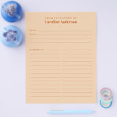 ザキッチンタンモダンブラウンレシピカスタム チラシ (シングル)