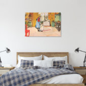 ザキッチンバイカールラルソンヴィンテージスウェーデン1898 キャンバスプリント (インサイチュ (寝室))