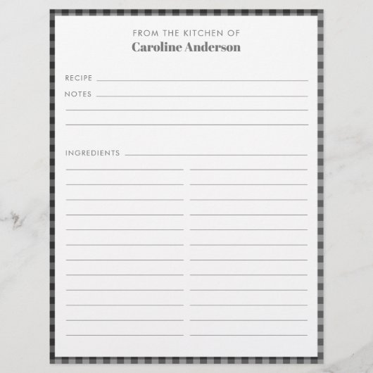 ザキッチンブラックグレープレイドレシピ カスタム チラシ (正面)