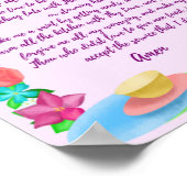 ザキッチン祈りの言葉ロード・オブ・ポット&パンウォールアート ポスター (角)