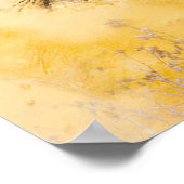 ザキットインイエロープリント ポスター (角)