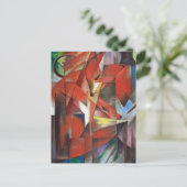 ザキツネフランツマルク葉書 ポストカード (スタンド正面)