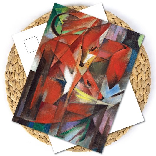 ザキツネフランツマルク葉書 ポストカード