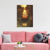 ザキャッスルゲート(Ferdinand Knab著) キャンバスプリント (インサイチュ (リビング))