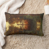 ザキャッスルゲート(Ferdinand Knab著) ランバークッション (ブランケット)