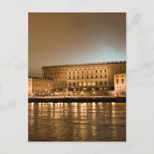 ザキャッスル王室のストックホルム・スウェーデン ポストカード (正面)