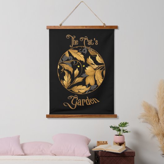 ザキャッツガーデンガーデン 吊り下げ型タペストリー (寝室)