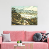 ザキャッツキル山脈 キャンバスプリント (インサイチュ (リビング))