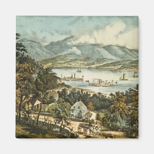 ザキャッツキル山脈 マグネット (正面)