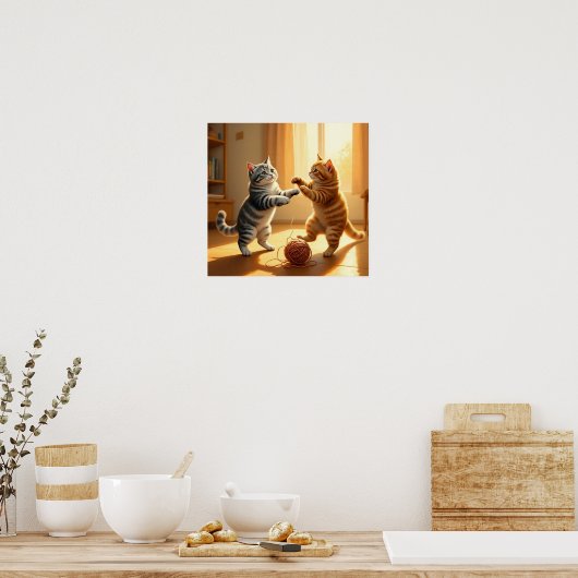 ザキャッツニャー ポスター (キッチン)