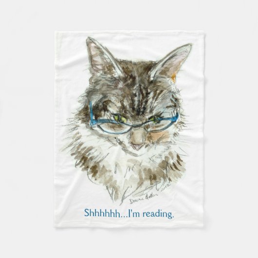 ザキャットユー読フリースブランケット フリースブランケット (正面)