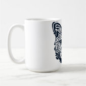 ザキャット顔 コーヒーマグカップ (左)